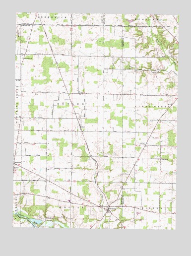 Olivesburg, OH USGS Topographic Map