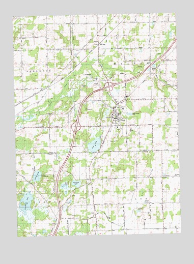 Olivet, MI USGS Topographic Map