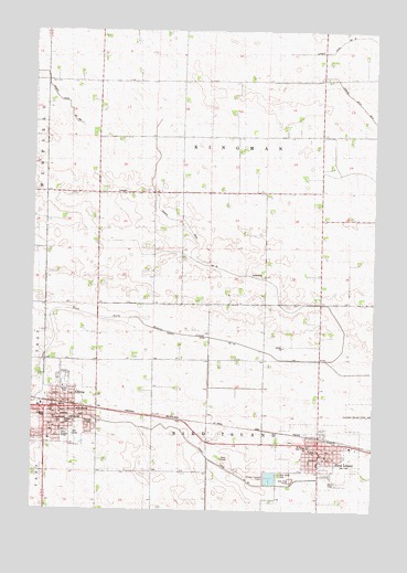 Olivia, MN USGS Topographic Map