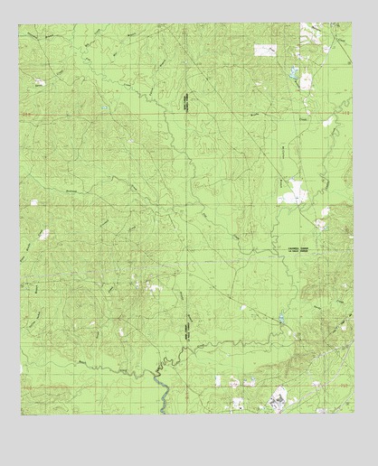 Olla West, LA USGS Topographic Map