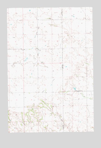 Ollie, MT USGS Topographic Map