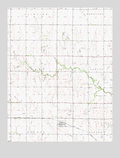 Olmitz, KS USGS Topographic Map
