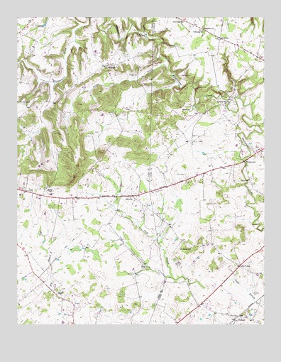 Olmstead, KY USGS Topographic Map