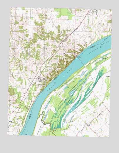 Olmsted, IL USGS Topographic Map