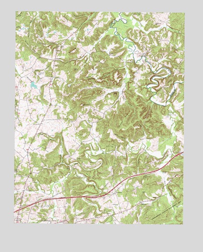 Olney, KY USGS Topographic Map