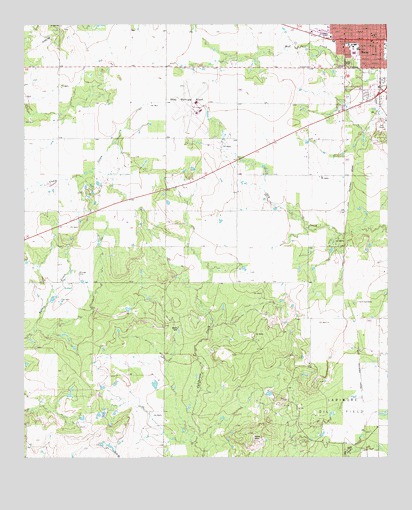 Olney, TX USGS Topographic Map