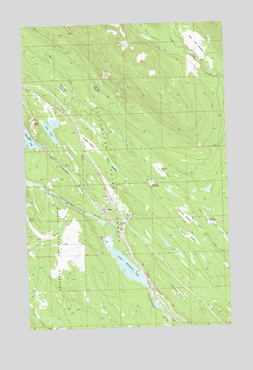 Olney, MT USGS Topographic Map