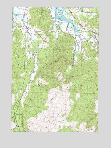 Olney, OR USGS Topographic Map