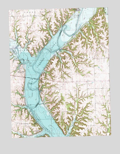 Olsburg NW, KS USGS Topographic Map