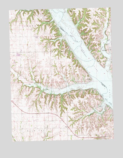 Olsburg SW, KS USGS Topographic Map