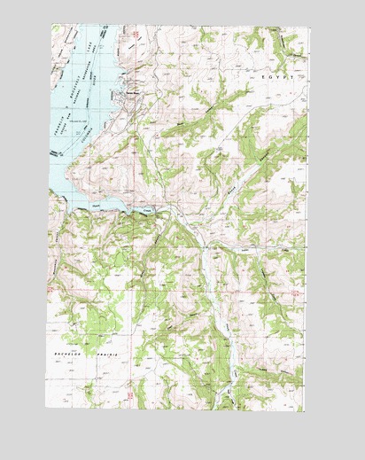 Olsen Canyon, WA USGS Topographic Map