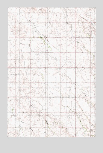 Olson Coulee North, MT USGS Topographic Map