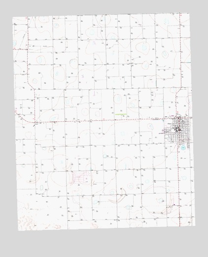 Olton, TX USGS Topographic Map