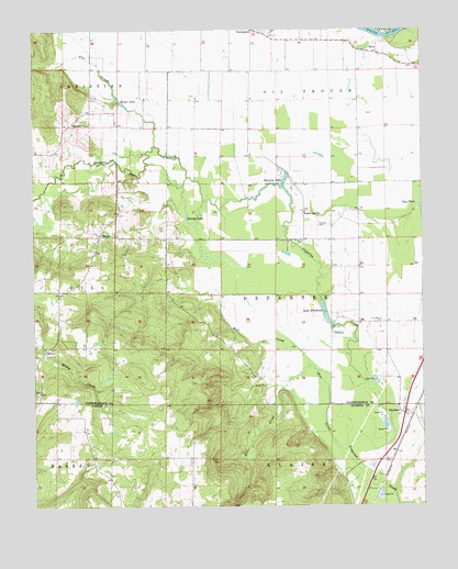 Olyphant, AR USGS Topographic Map