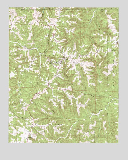 Omaha, AR USGS Topographic Map