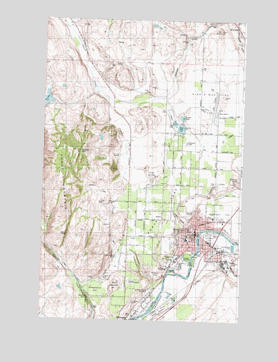 Omak, WA USGS Topographic Map