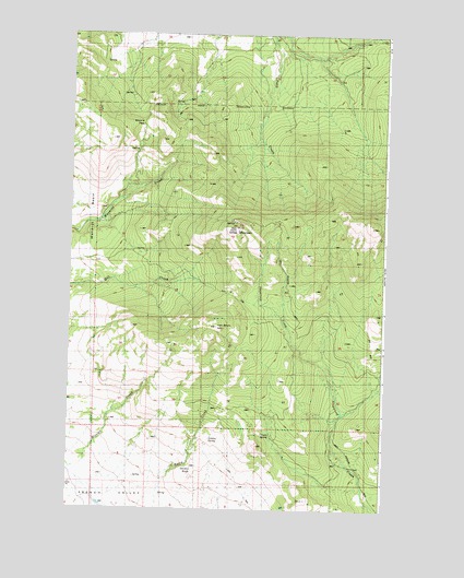 Omak Mountain, WA USGS Topographic Map