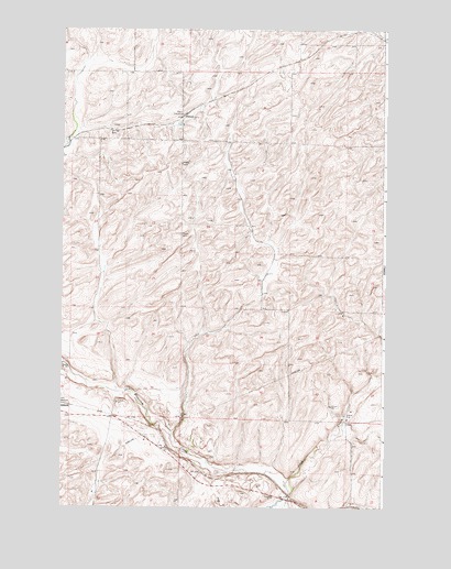 Omans, WA USGS Topographic Map