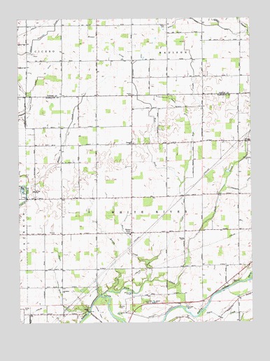 Omega, IN USGS Topographic Map