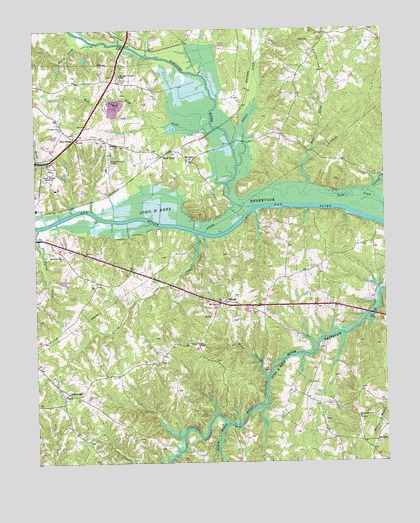 Omega, VA USGS Topographic Map