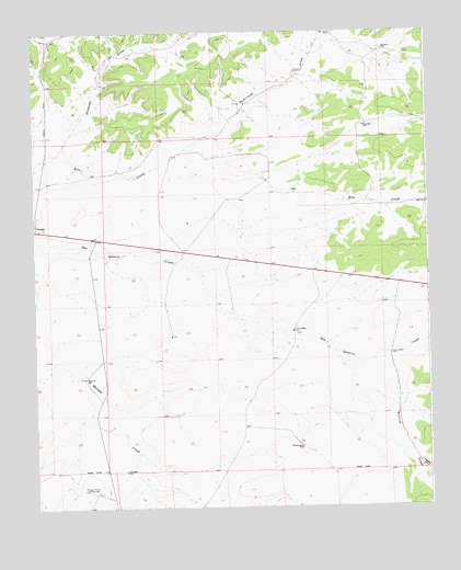 Omega, NM USGS Topographic Map