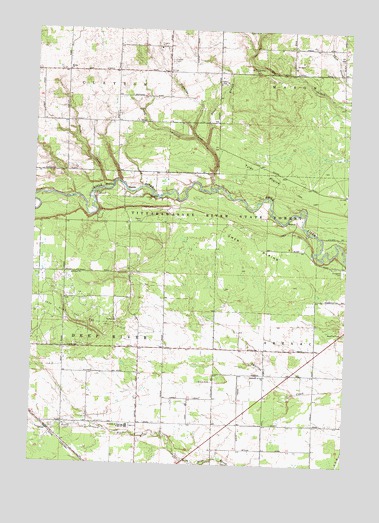 Omer SW, MI USGS Topographic Map