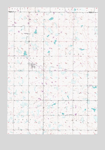 Onaka, SD USGS Topographic Map
