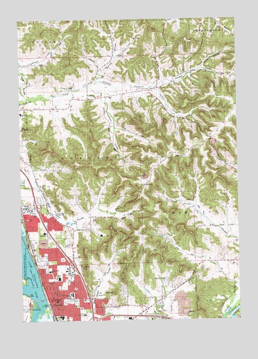 Onalaska, WI USGS Topographic Map