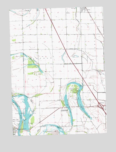 Onawa SW, IA USGS Topographic Map