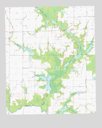 One Horse Store, AR USGS Topographic Map
