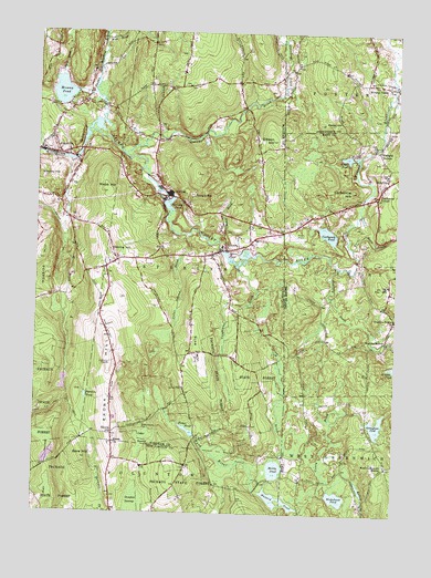 Oneco, CT USGS Topographic Map