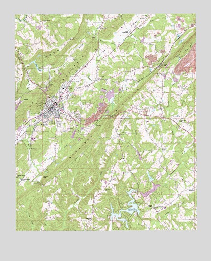 Oneonta, AL USGS Topographic Map