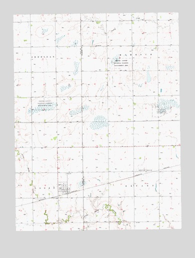 Ong, NE USGS Topographic Map