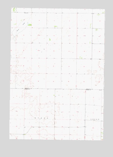 Onida SW, SD USGS Topographic Map