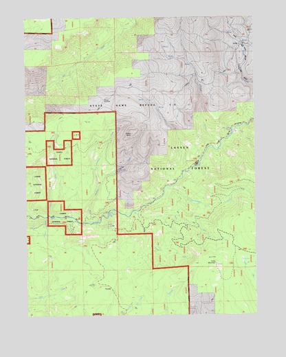 Onion Butte, CA USGS Topographic Map
