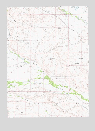 Onion Springs, WY USGS Topographic Map