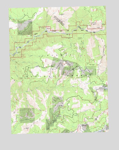 Onion Valley, CA USGS Topographic Map