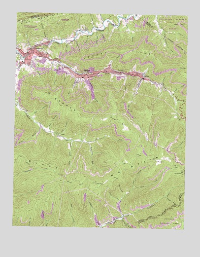 Benham, KY USGS Topographic Map