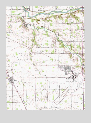 Onward, IN USGS Topographic Map