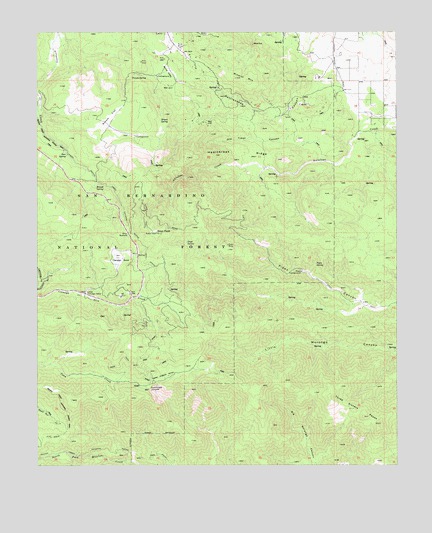 Onyx Peak, CA USGS Topographic Map