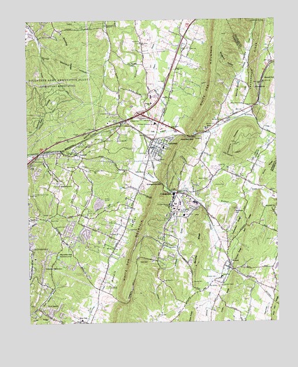 Ooltewah, TN USGS Topographic Map