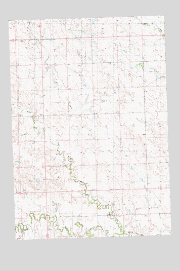 Opal East SE, SD USGS Topographic Map