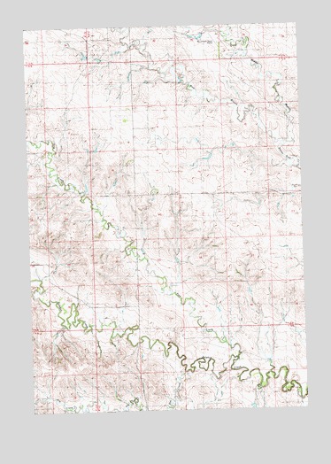 Opal East SW, SD USGS Topographic Map