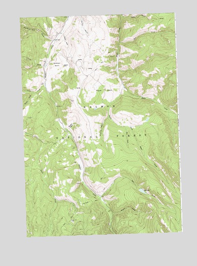 Opal Lake, ID USGS Topographic Map