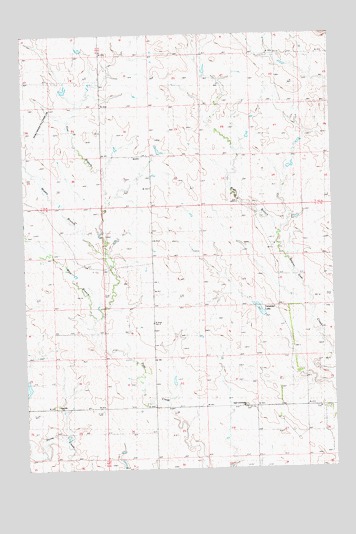 Opal West, SD USGS Topographic Map