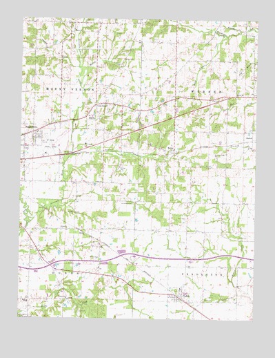 Opdyke, IL USGS Topographic Map