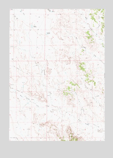 Open A Ranch, WY USGS Topographic Map