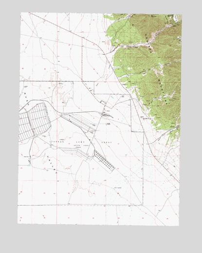 Ophir, UT USGS Topographic Map