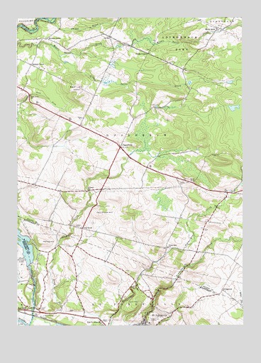 Oppenheim, NY USGS Topographic Map