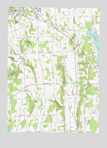 Oran, NY USGS Topographic Map